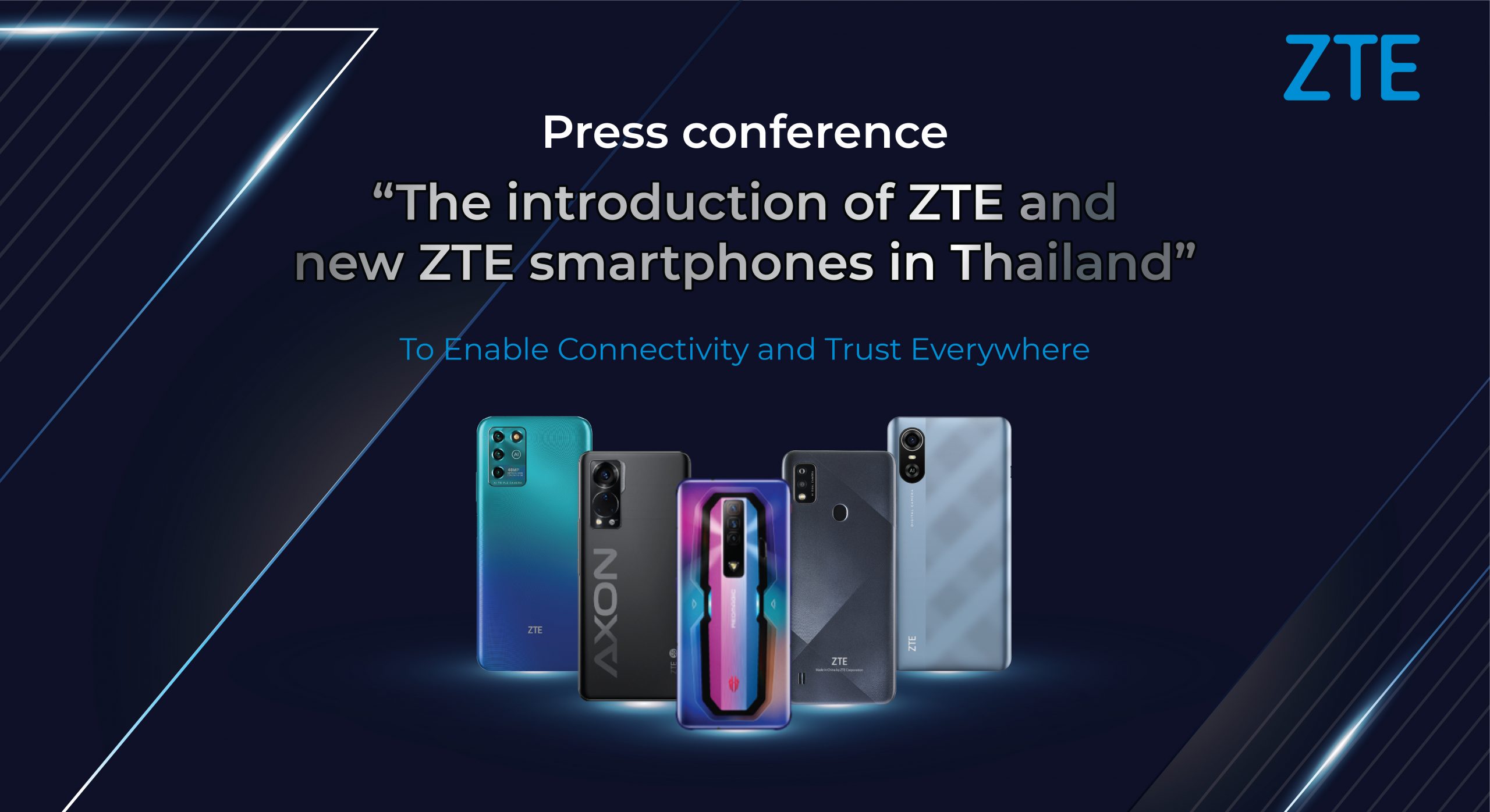 ZTE บุกตลาดในประเทศไทย เปิดตัว 5 สมาร์ทโฟนใหม่